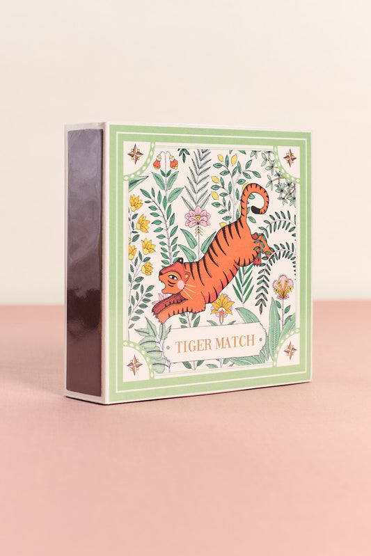 Ariane's Green Tiger | Square - Safety Matches