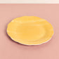 Yellow Ceramic Dinner Plate