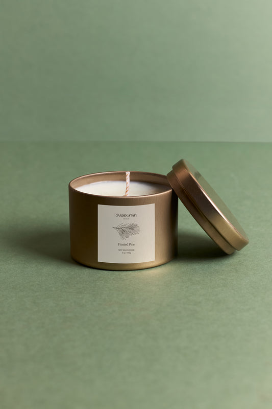 Frosted Pine Travel Candle