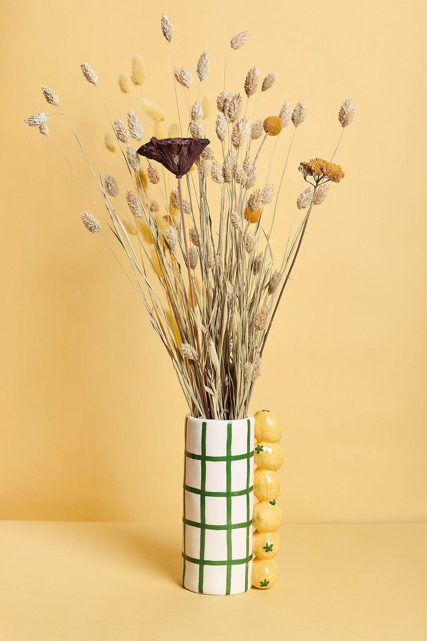 Lemon Ceramic Vase