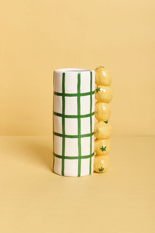 Lemon Ceramic Vase