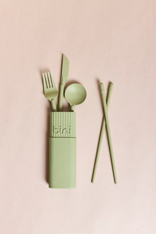 Portable and Reusable Cutlery Set