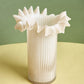 Froufrou Glass Vase - White