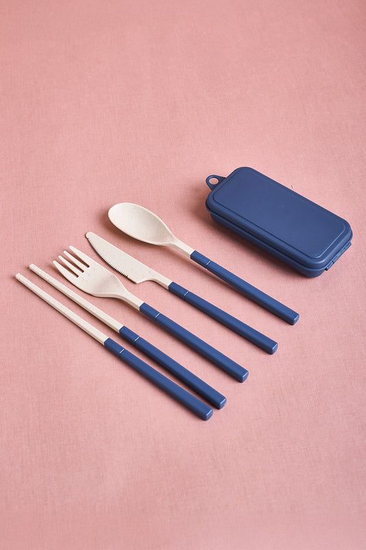 Detachable and Portable Cutlery Set with case