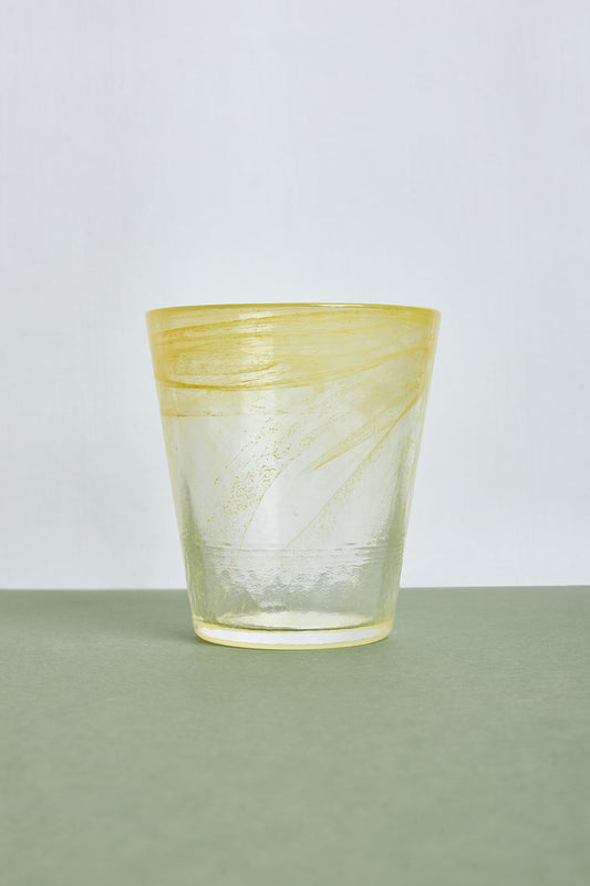 Yellow Glass Tumbler