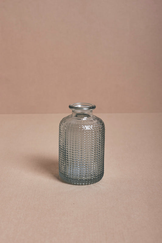 Glass Light Grey Mini Vase