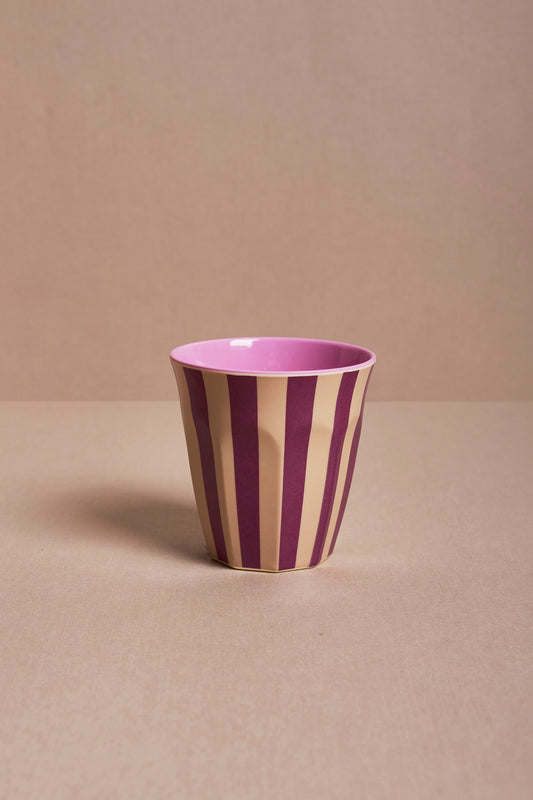 Striped Melamine Cup