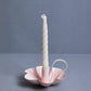 Flower Metal Candle Holder - Pink
