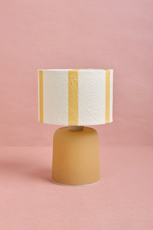 Yellow Striped Lamp