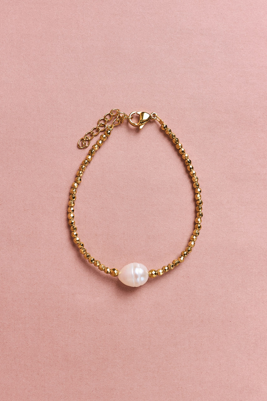 Adjustable Fresh Water Pearl Bracelet