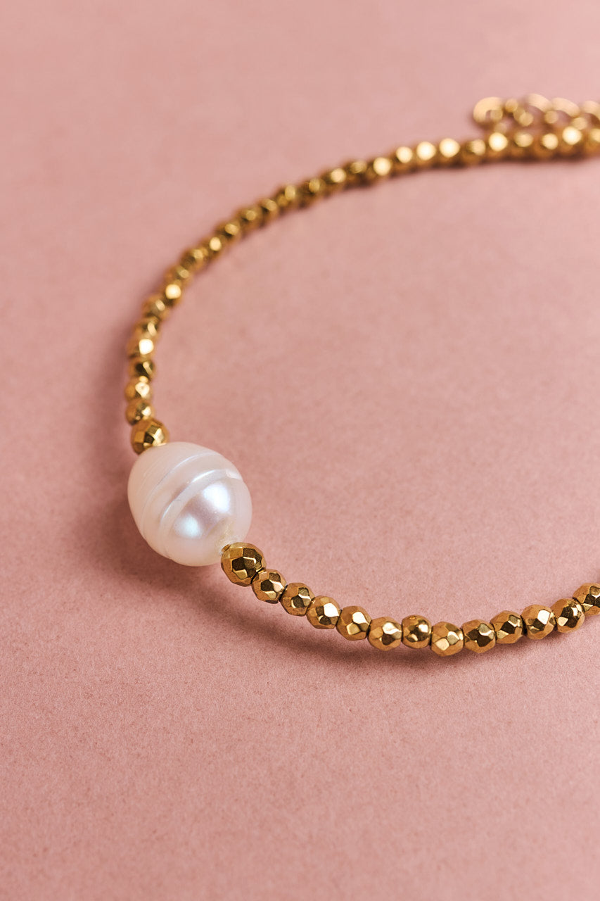 Adjustable Fresh Water Pearl Bracelet