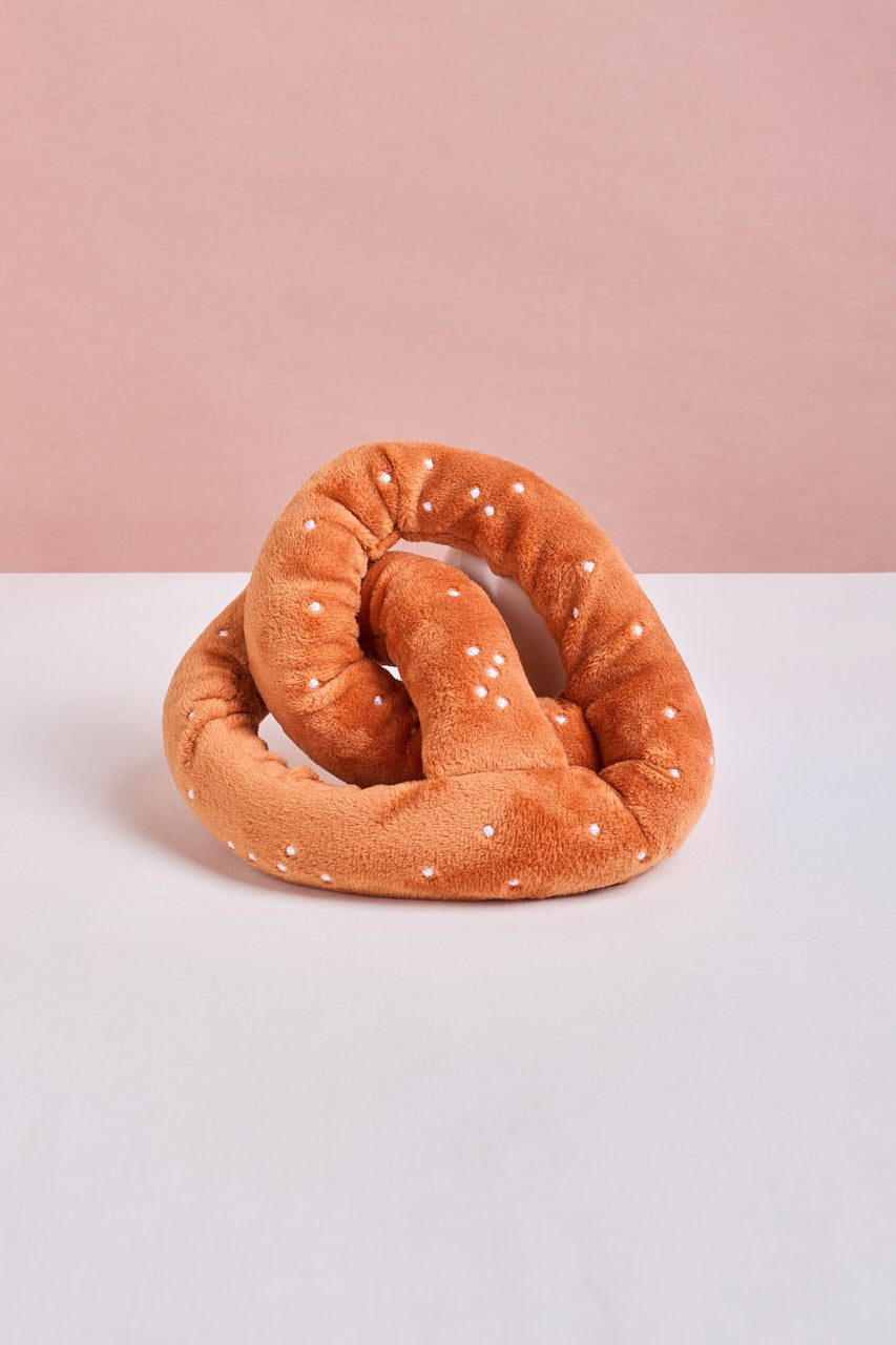 Poochie Pretzel Squeaky Dog Toy