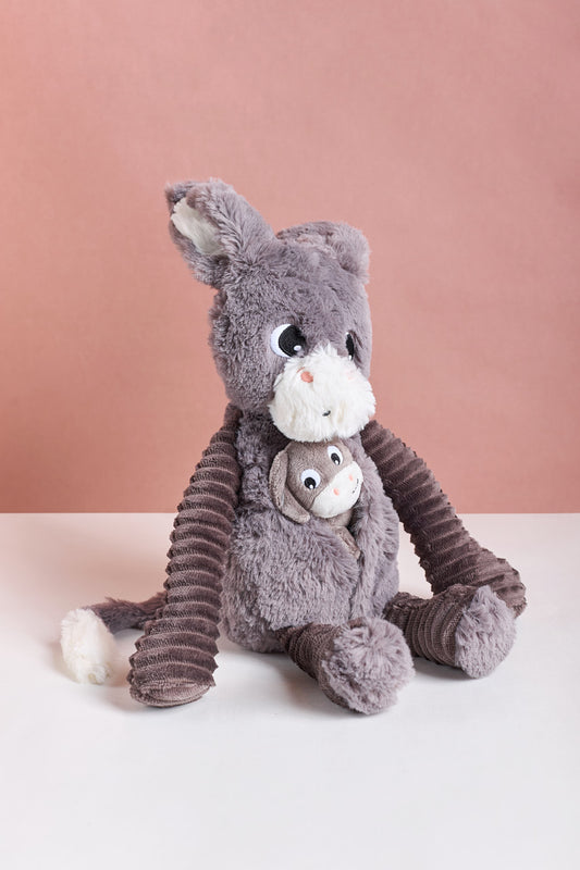Donkey Mum & Baby Plushy