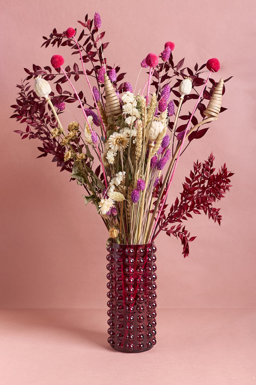 Miss Berry Glass Vase