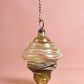 Glass Swirl Ornament - Green