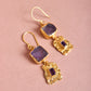 Goddess Amethyst Earrings