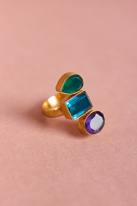Siena Triple Stone Ring