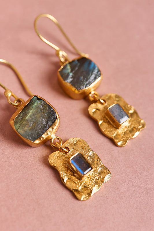 Goddess Labradorite Earrings