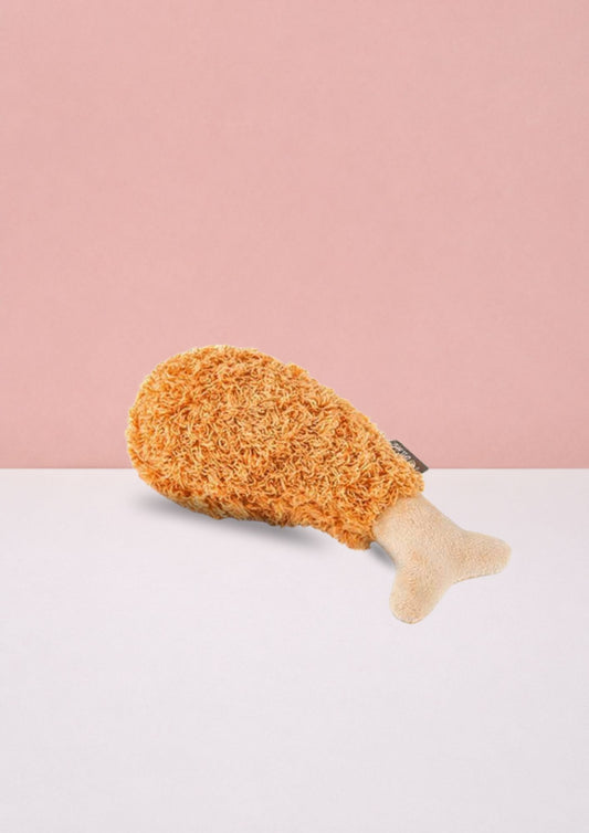 American Classic Fluffy's Fried Chicken Dog Toy