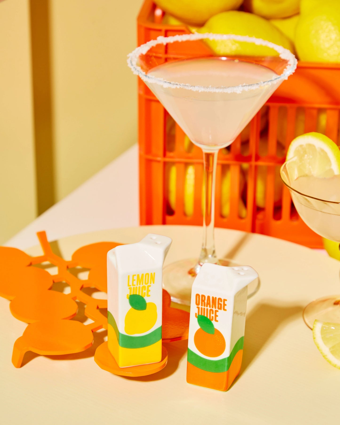 Juice Salt and Pepper Shakers