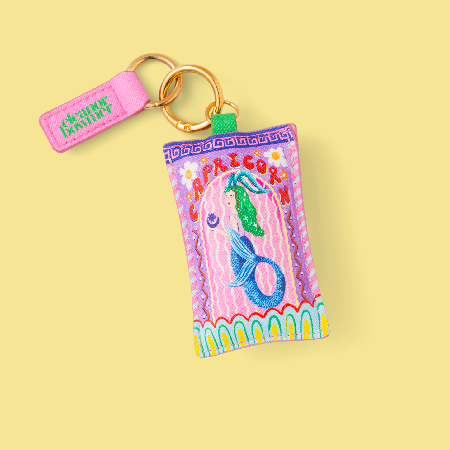 Capricorn Zodiac Keyring
