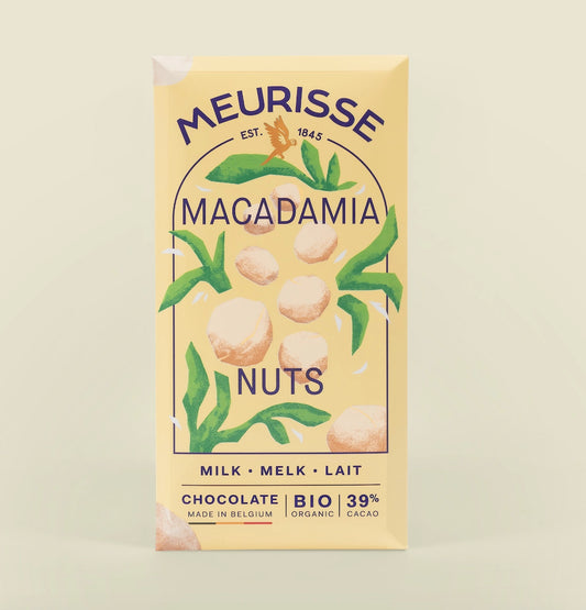 Organic Milk Chocolate with Macadamia Nuts