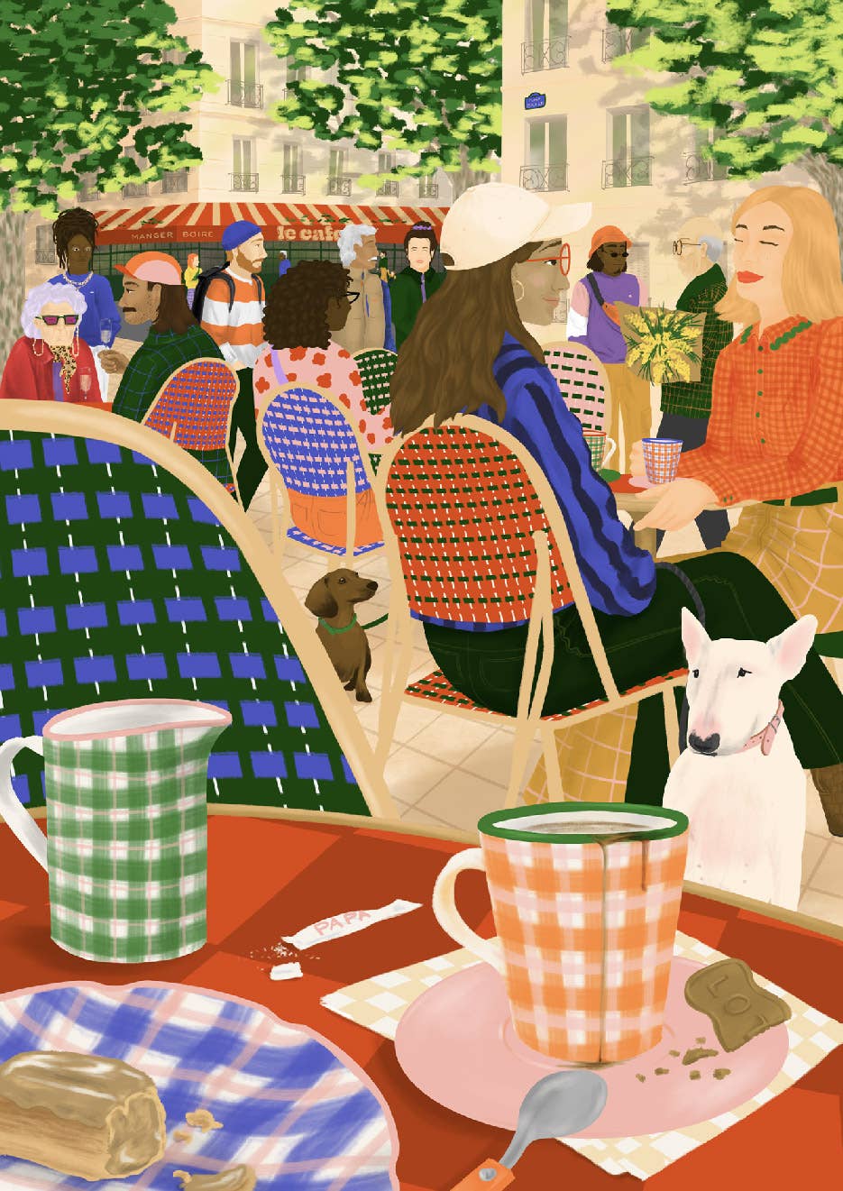At The Cafe Puzzle 1000 pcs