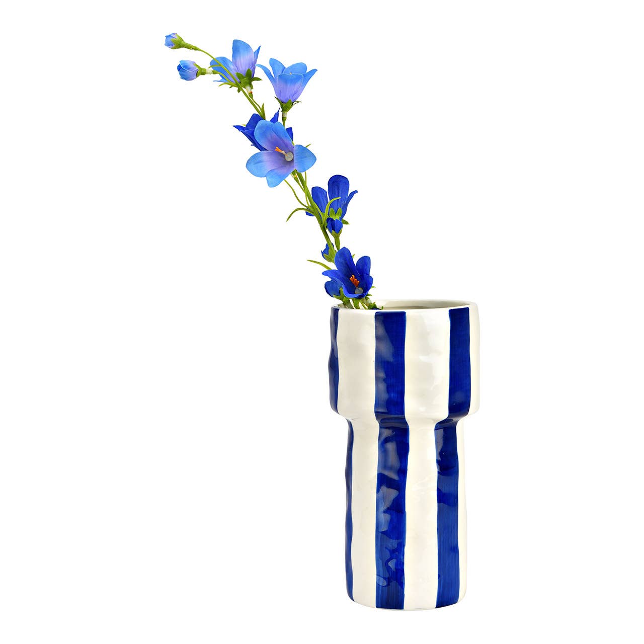 Striped Ceramic Vase