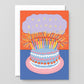 Cake & Candles Greetings Card