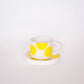 Espresso Dots - Yellow Set of 2