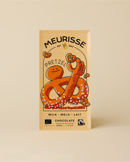 Organic Milk Chocolate with Pretzels (100g)