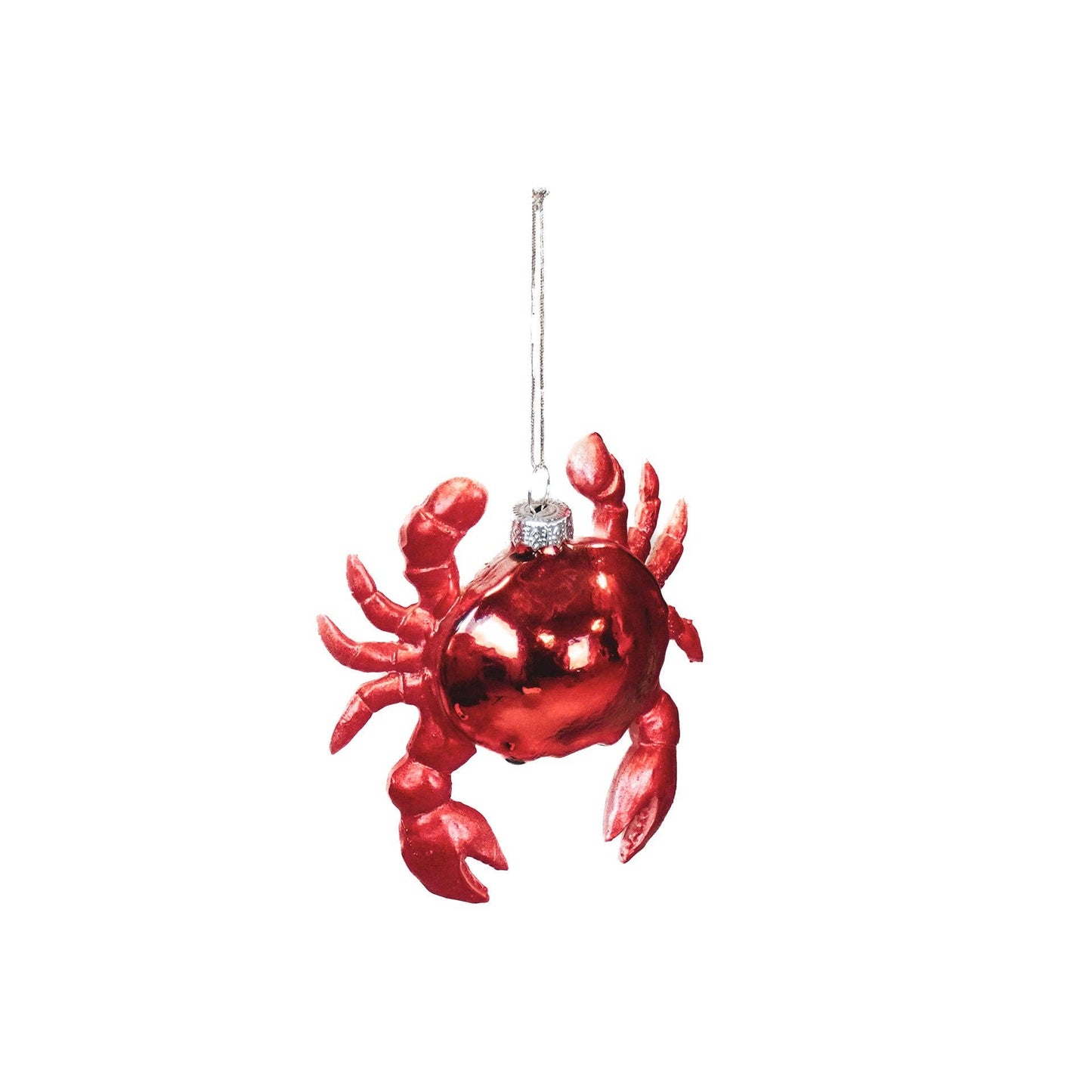 Glass Crab Ornament