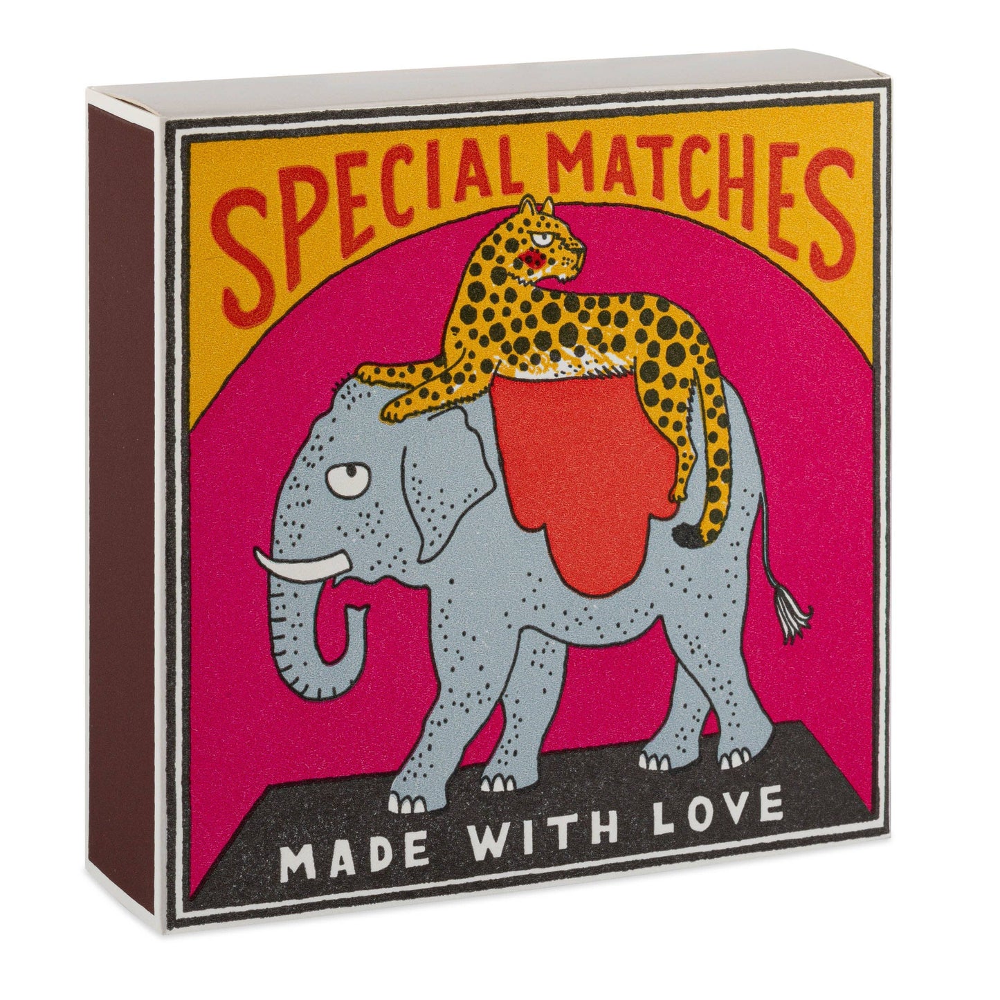 Elephant and Cheetah Safety Matches