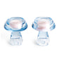 Mushroom Candle Holder Set - Blue