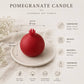 Pomegranate Shaped Candle