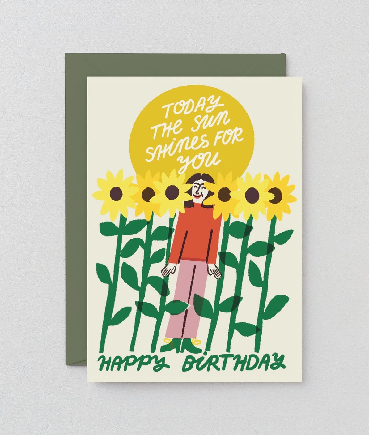 Today the Sun Shines For You Greeting Card
