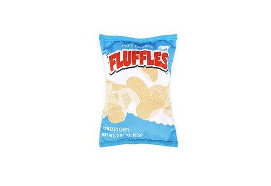 Snack Attack Fluffles Chips - Dog Toy