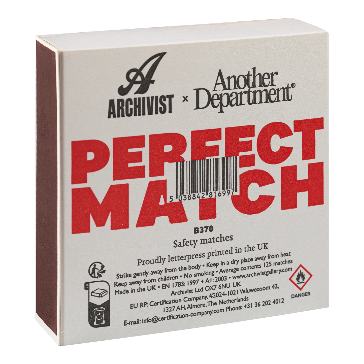 I Like You Swans Safety Matches