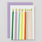Birthday Candles Greetings Card