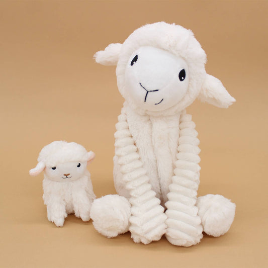 Lamb Mom & Baby Plushy Toy