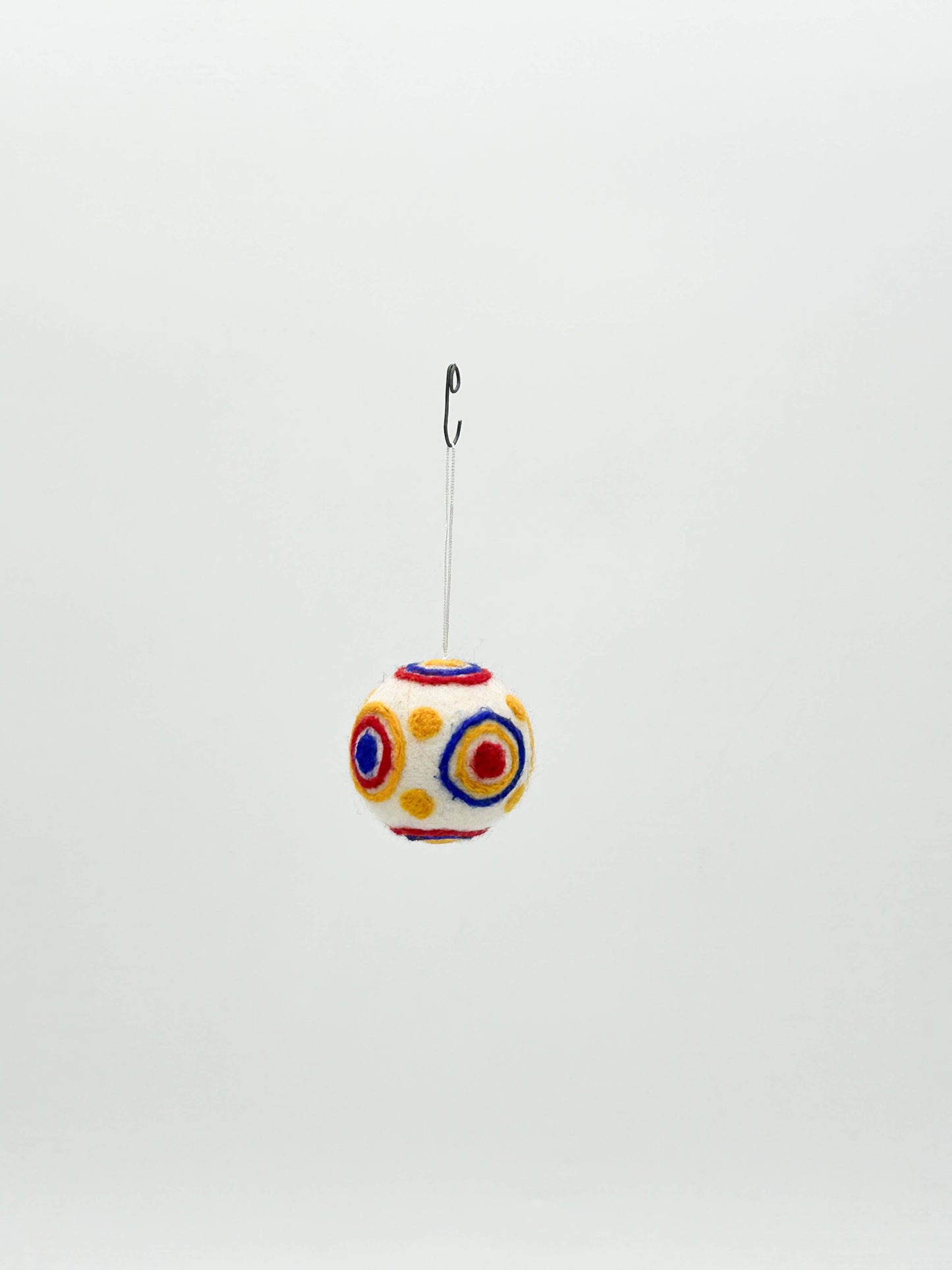 Colorful Felt Ornament Ball
