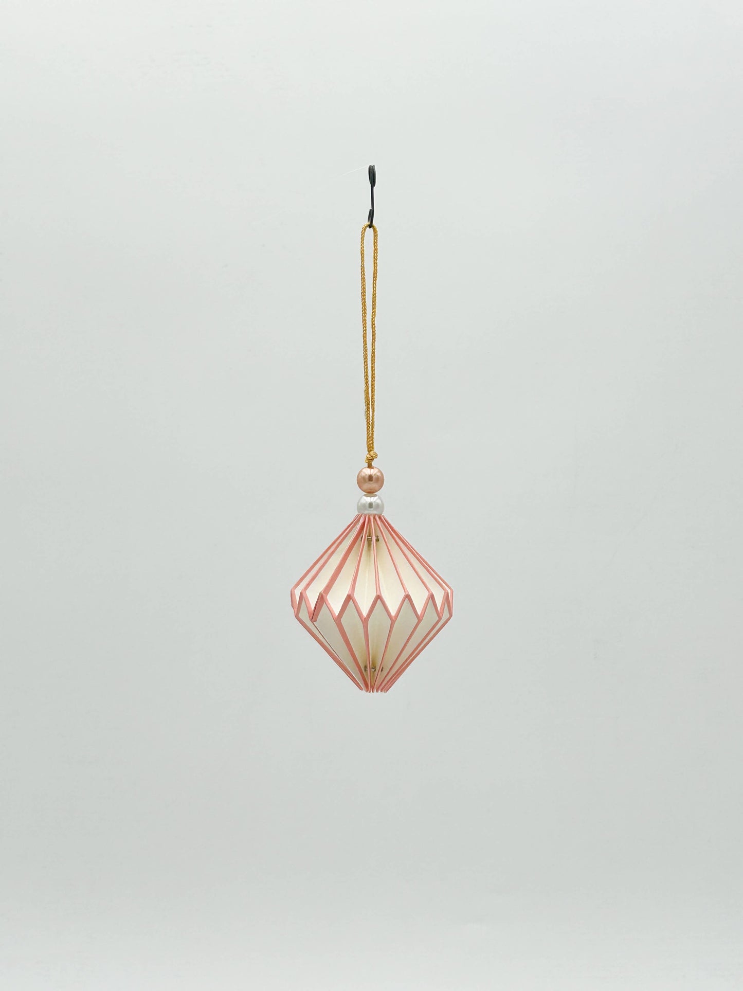 Paper Honeycomb Diamond Ornament
