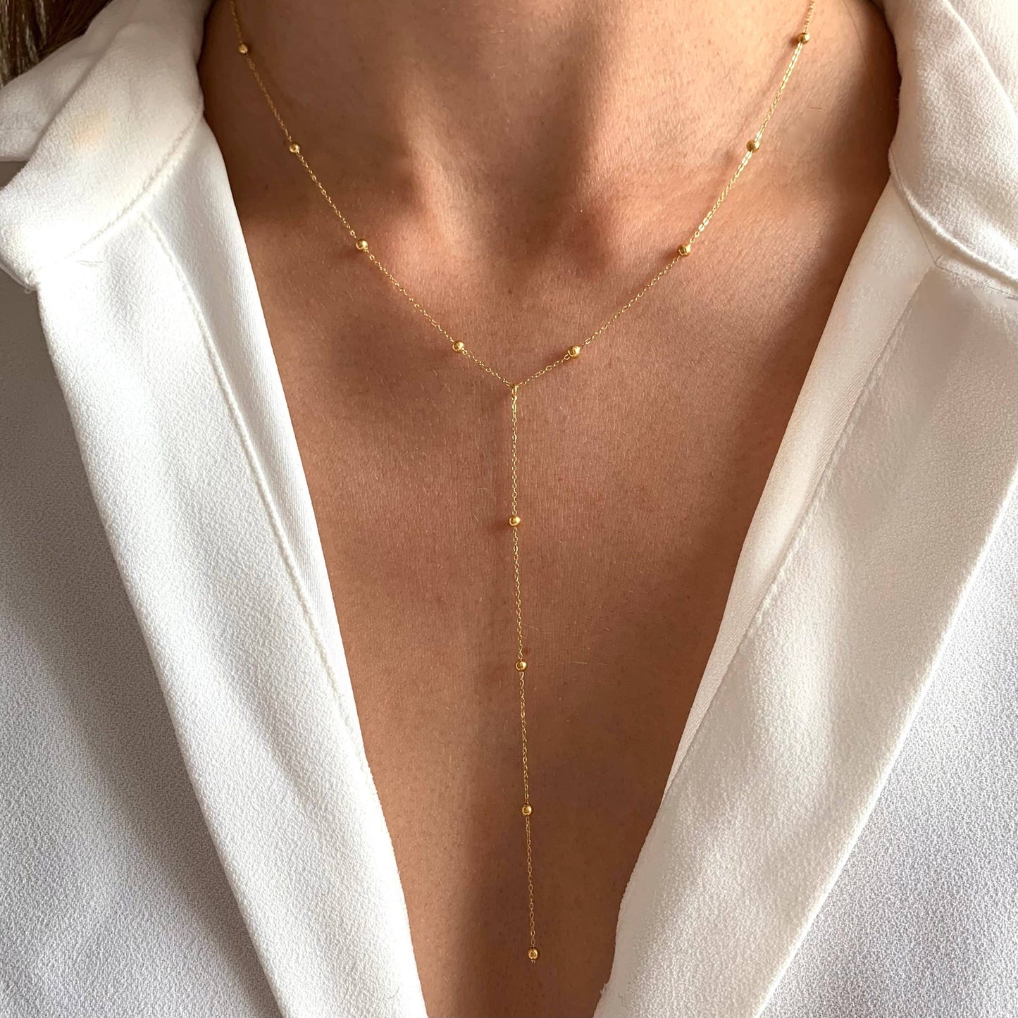Lasso Ball and Chain Necklace