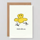 'Welcome Little One Chick' Embossed Greetings Card