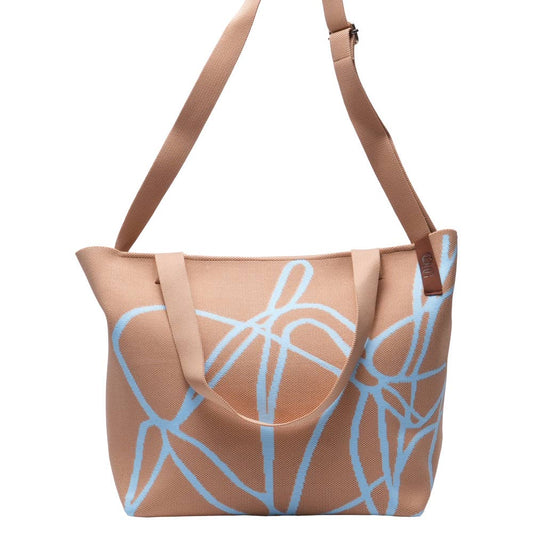 Blue Lines Crossbody Bag