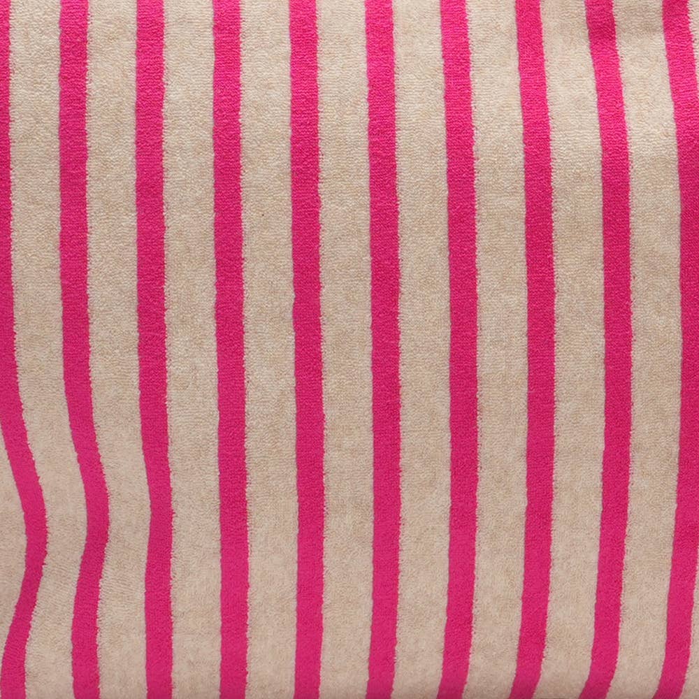 Striped Bag - Cream & Red