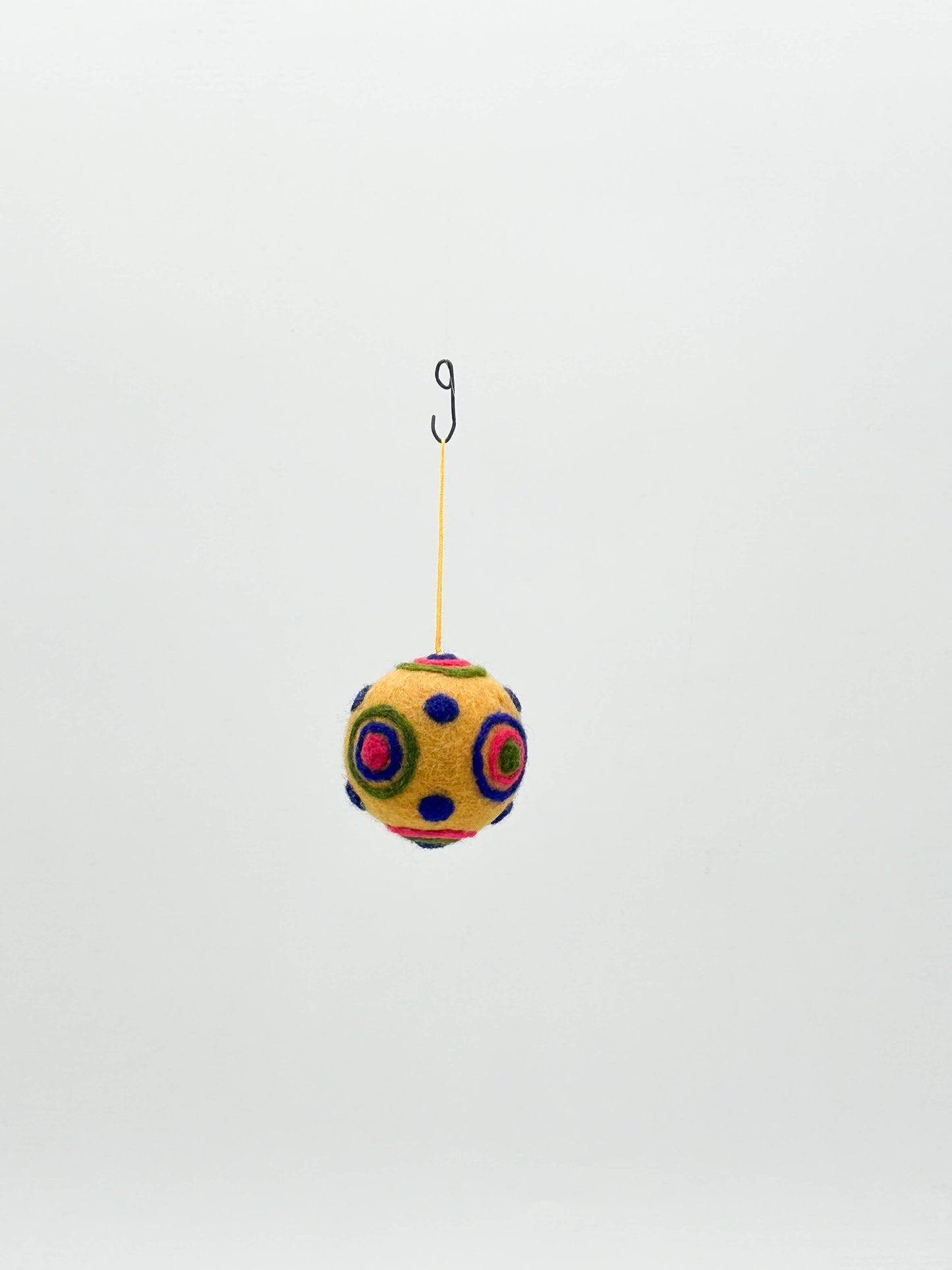 Colorful Felt Ornament Ball