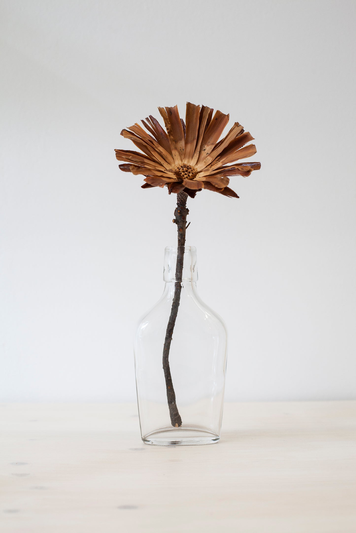 Glass Flask Vase